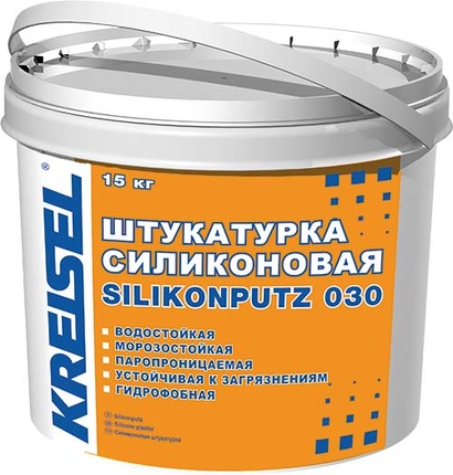 Штукатурка КРАЙЗЕЛЬ 030 SILIKONPUTZ фактура 