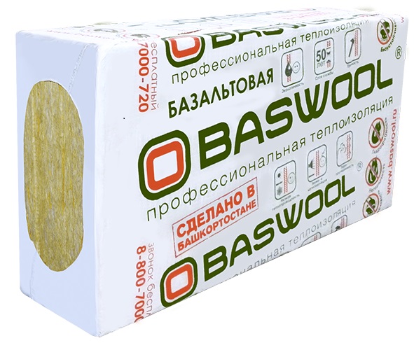 Baswool Фасад 120 1200х600х100 (0.216 м3)