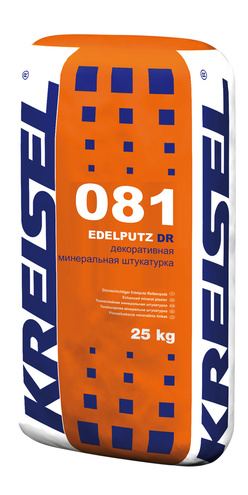 Штукатурка КРАЙЗЕЛЬ 081 EDELPUTZ DR 3мм (цвет белый, мешок 25 кг.)