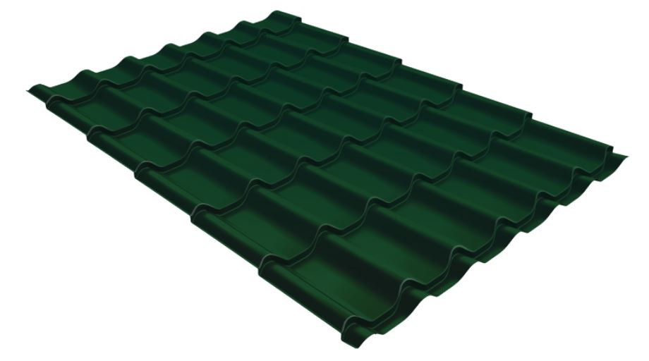 Металлочерепица Полиэстер 0,5 RAL 6005, м2