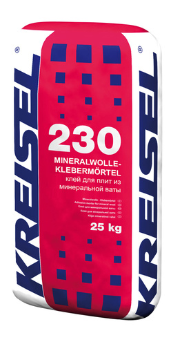 Клей КРАЙЗЕЛЬ 230 MINERALWOLLE-KLEBEMORTEL (мешок 25 кг.)