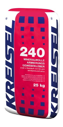 Клей КРАЙЗЕЛЬ 240 MINERALWOLLE-ARMIERUNGS -GEWEBEKLEBER WINTER (мешок 25 кг.)