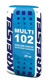 Клей КРАЙЗЕЛЬ 102 MULTI (мешок 25 кг.) клей д/плитки, влаго- и морозостойкий
