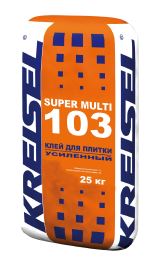 Клей КРАЙЗЕЛЬ 103 SUPER MULTI (мешок 25 кг.) клей д/плитки, усиленный